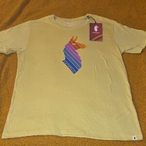 Cotopaxi Men's Light Yellow Graphic Tee